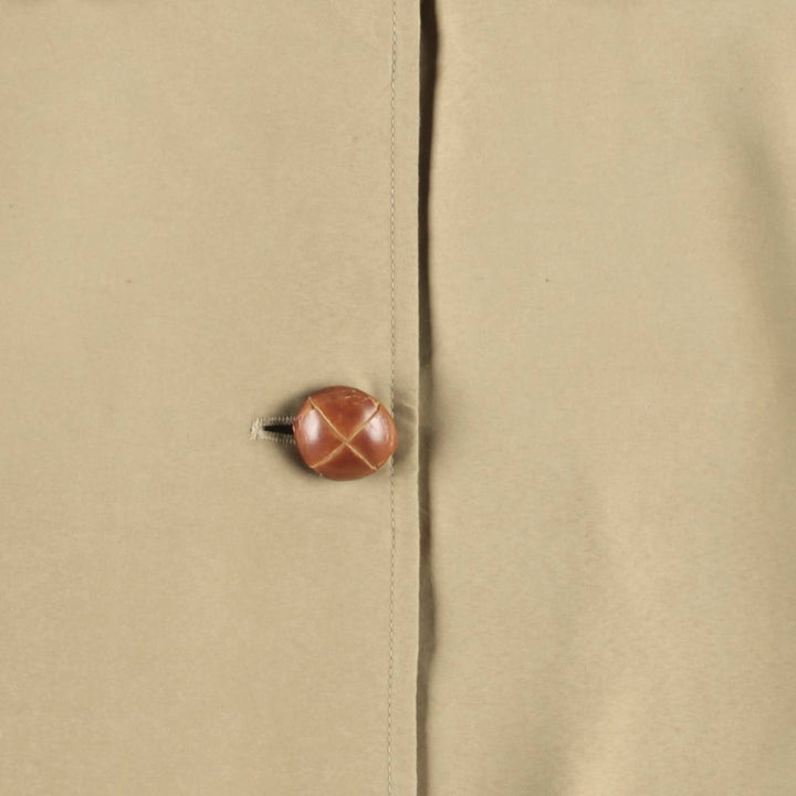 Burberry's Balmacaan Coat, Women's Size M polyester Beige type Vintage Second Hand