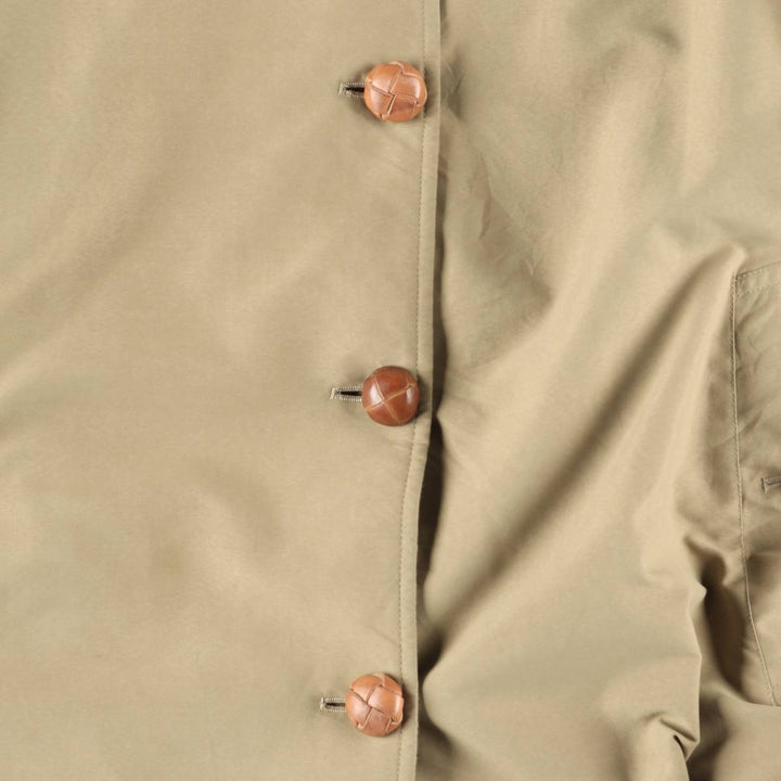 Burberry's Balmacaan Coat, Women's Size M polyester Beige type Vintage Second Hand
