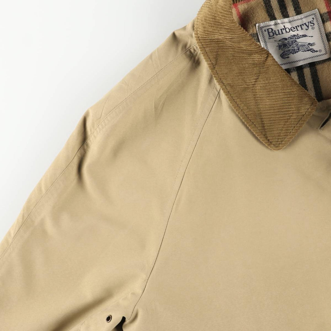 Burberry's Balmacaan Coat, Women's Size M polyester Beige type Vintage Second Hand