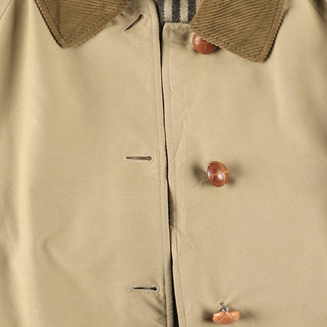 Burberry's Balmacaan Coat, Women's Size M polyester Beige type Vintage Second Hand