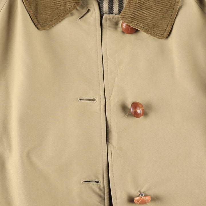 Burberry's Balmacaan Coat, Women's Size M polyester Beige type Vintage Second Hand