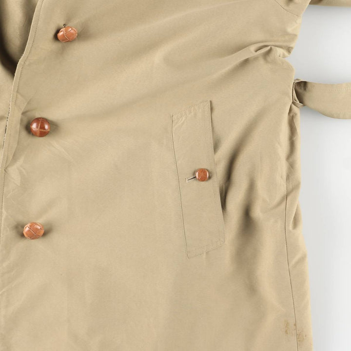 Burberry's Balmacaan Coat, Women's Size M polyester Beige type Vintage Second Hand
