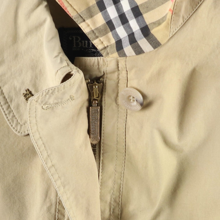 Burberry's 100% Cotton Balmacaan Coat, Women's Size L cotton Beige type Vintage Second Hand