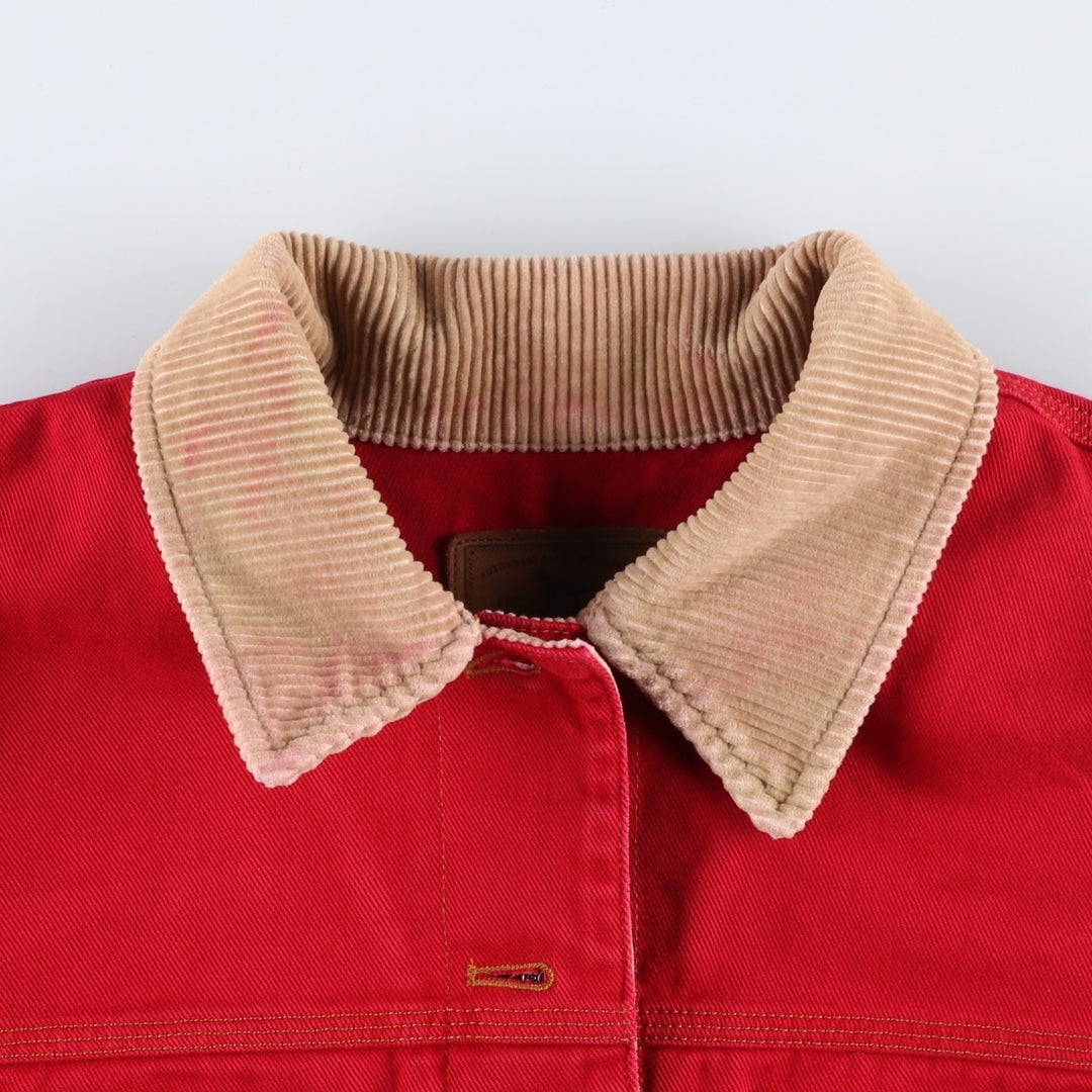 Ralph Lauren Jeans Co. denim coverall, women's size XL cotton red type Vintage Second Hand