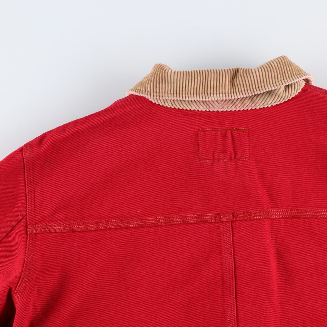 Ralph Lauren Jeans Co. denim coverall, women's size XL cotton red type Vintage Second Hand