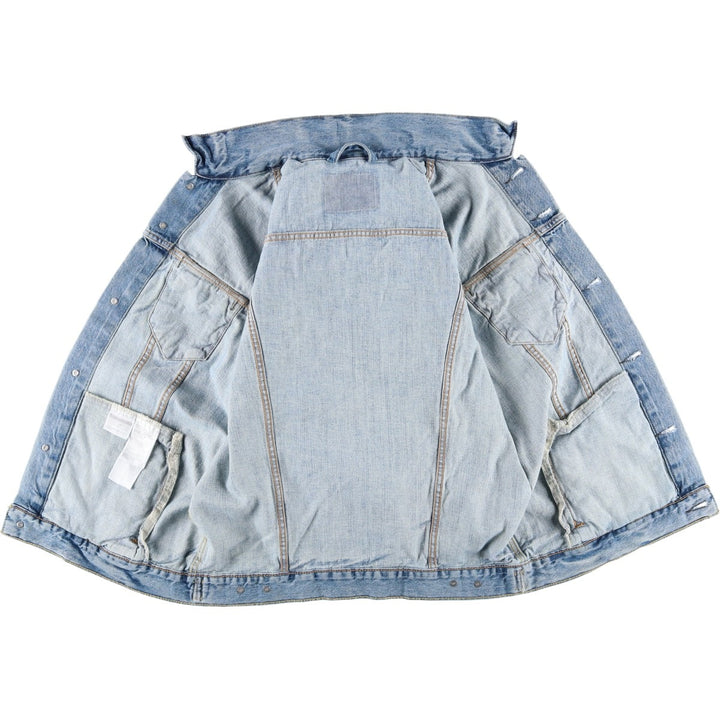 Levi's denim jacket, denim jacket, men's size L cotton blue type Vintage Second Hand