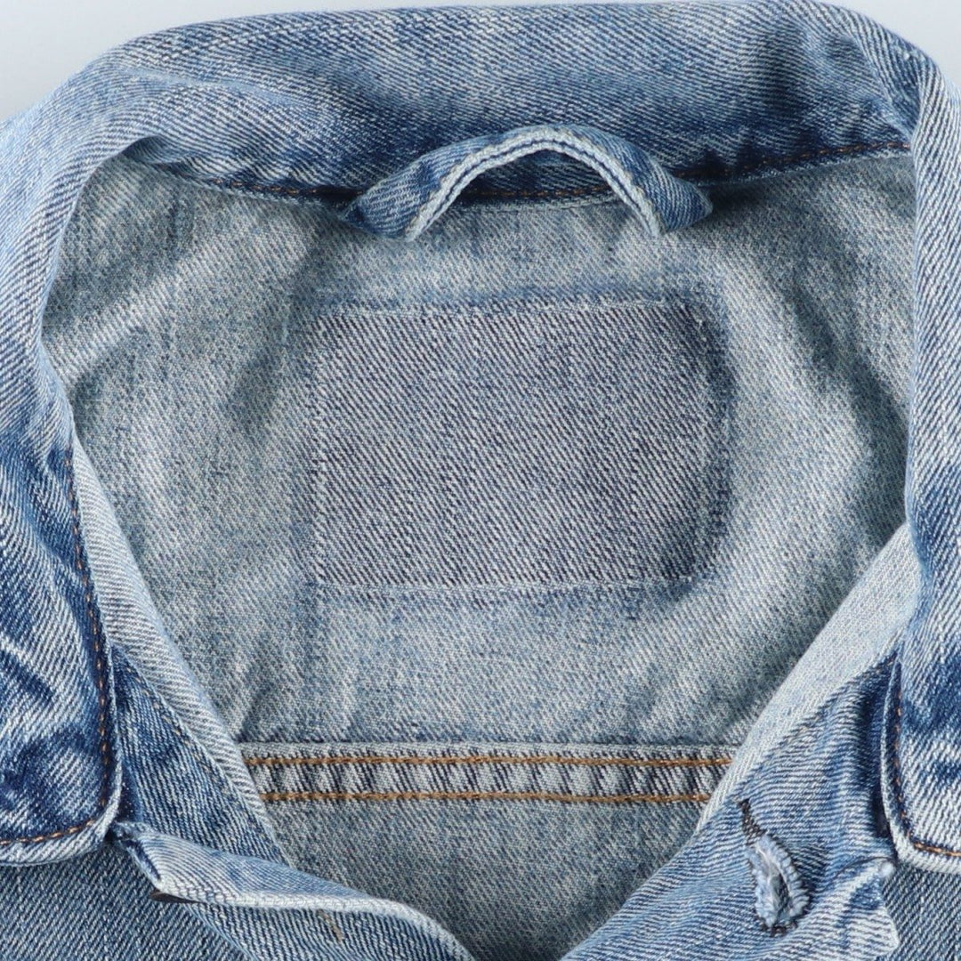 Levi's denim jacket, denim jacket, men's size L cotton blue type Vintage Second Hand