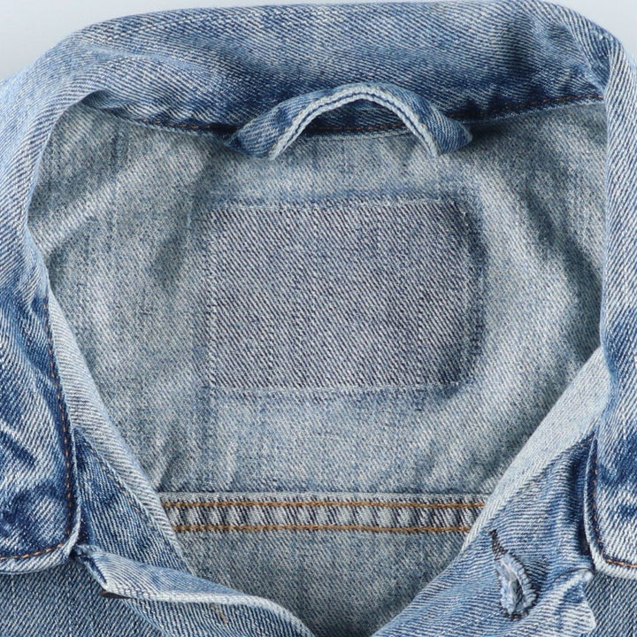 Levi's denim jacket, denim jacket, men's size L cotton blue type Vintage Second Hand