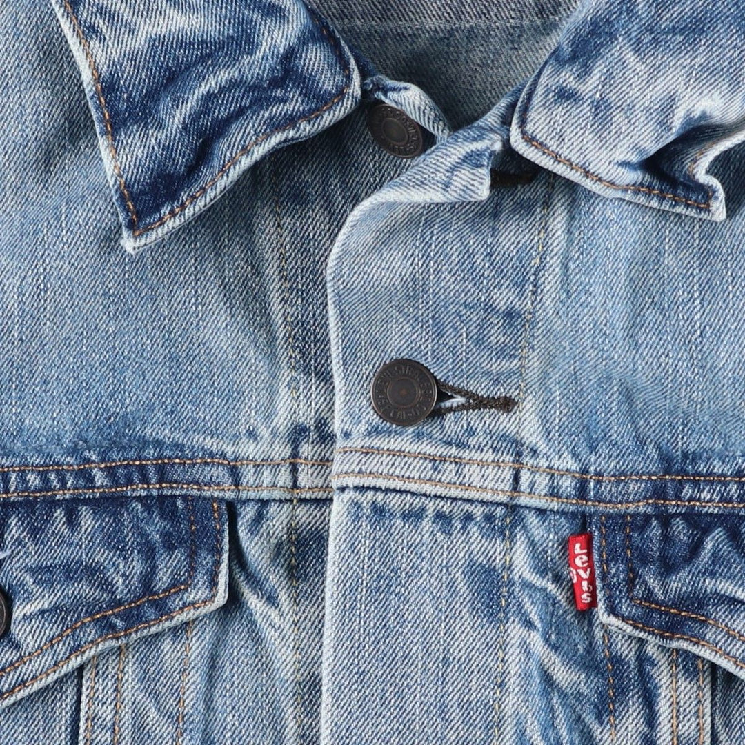 Levi's denim jacket, denim jacket, men's size L cotton blue type Vintage Second Hand