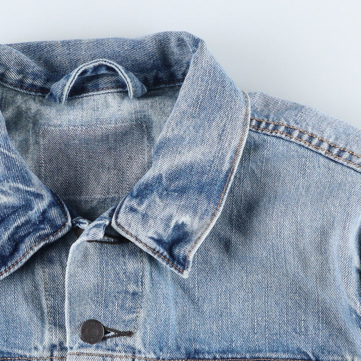Levi's denim jacket, denim jacket, men's size L cotton blue type Vintage Second Hand