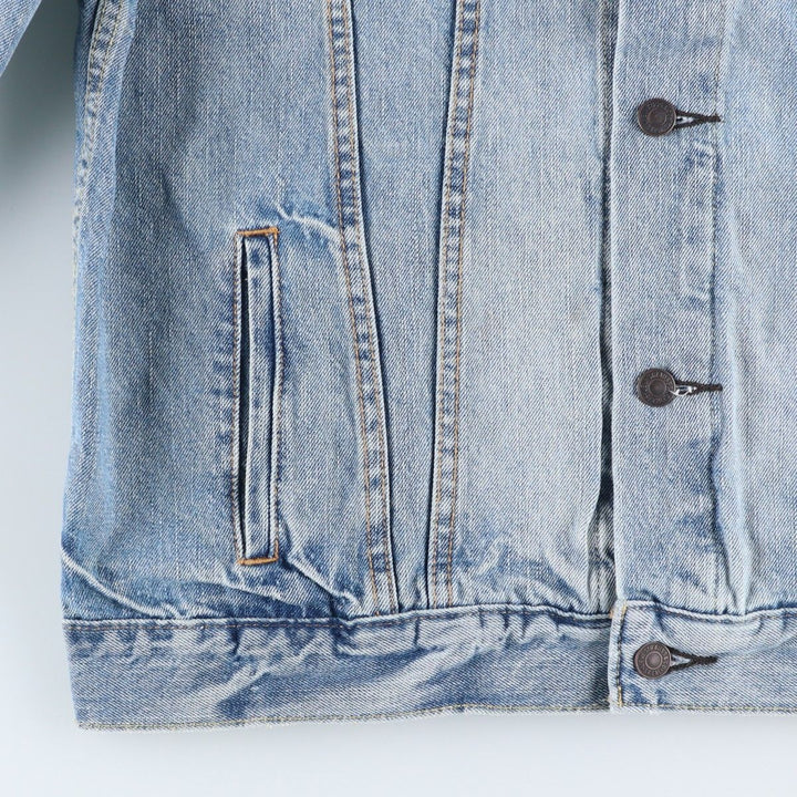 Levi's denim jacket, denim jacket, men's size L cotton blue type Vintage Second Hand