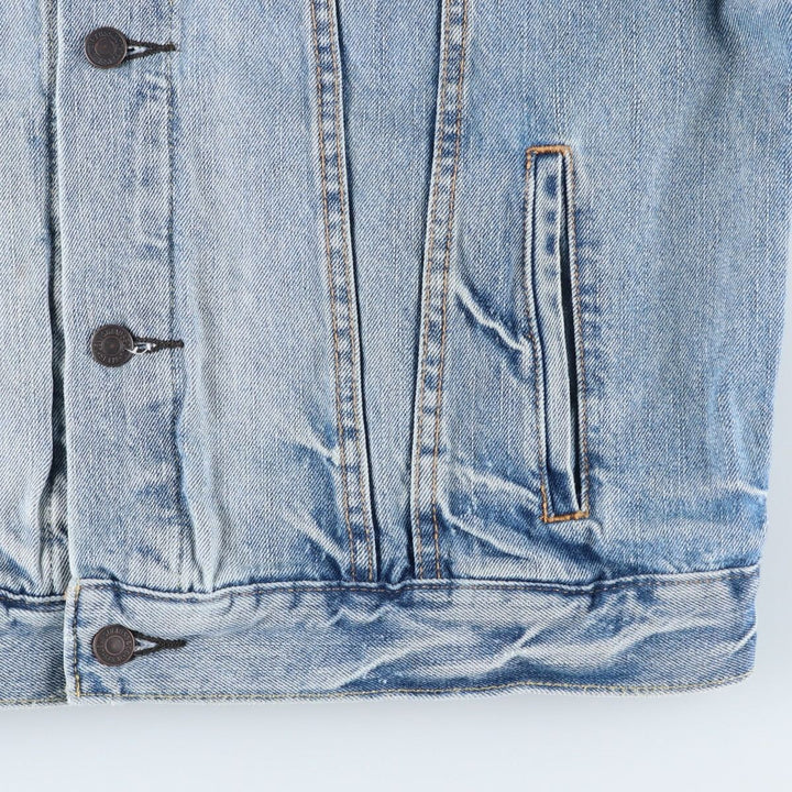 Levi's denim jacket, denim jacket, men's size L cotton blue type Vintage Second Hand