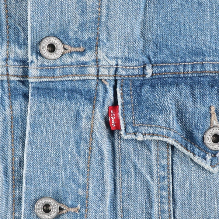 2000'S Levi's Slim Trucker Denim Jacket, Men's Size XL cotton blue type Vintage Second Hand