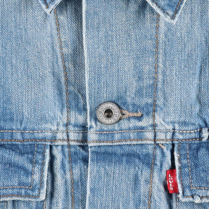 2000'S Levi's Slim Trucker Denim Jacket, Men's Size XL cotton blue type Vintage Second Hand