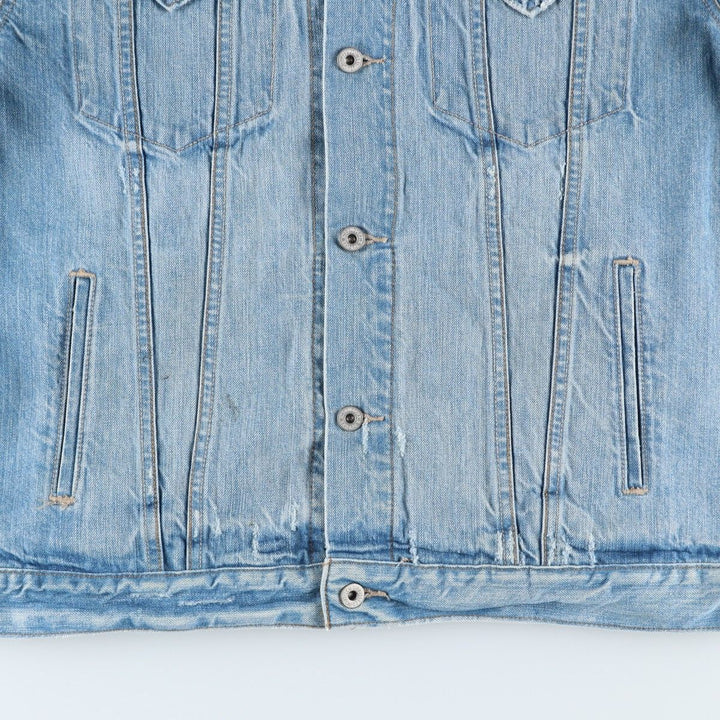 2000'S Levi's Slim Trucker Denim Jacket, Men's Size XL cotton blue type Vintage Second Hand