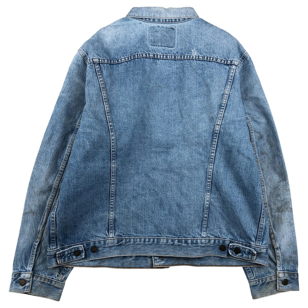 1990'S Vintage Levi's 75504-0212 Denim Jacket, Men's Size XL unclear blue type Vintage Second Hand