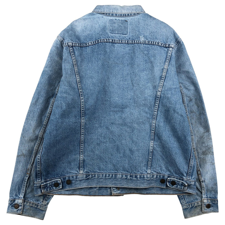 1990'S Vintage Levi's 75504-0212 Denim Jacket, Men's Size XL unclear blue type Vintage Second Hand