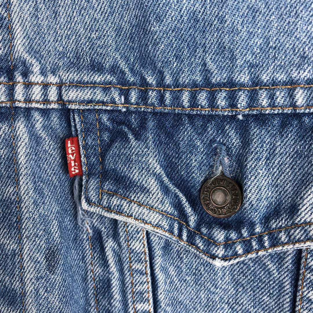 1990'S Vintage Levi's 75504-0212 Denim Jacket, Men's Size XL unclear blue type Vintage Second Hand