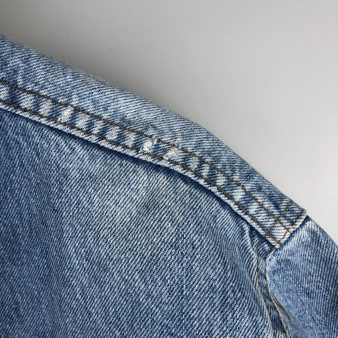 1990'S Vintage Levi's 75504-0212 Denim Jacket, Men's Size XL unclear blue type Vintage Second Hand