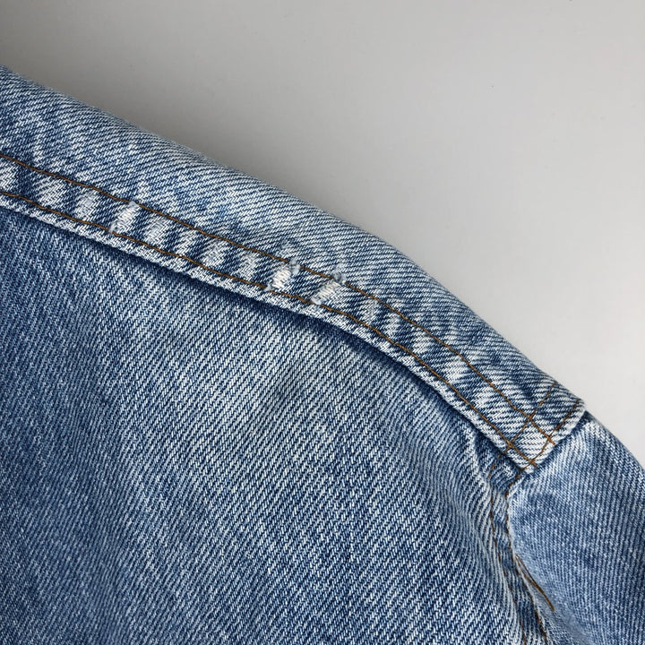 1990'S Vintage Levi's 75504-0212 Denim Jacket, Men's Size XL unclear blue type Vintage Second Hand