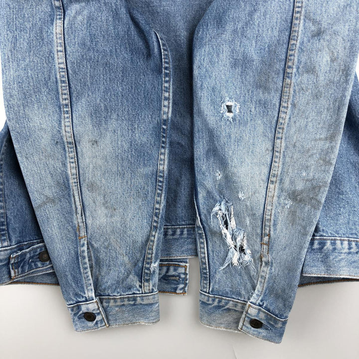 1990'S Vintage Levi's 75504-0212 Denim Jacket, Men's Size XL unclear blue type Vintage Second Hand
