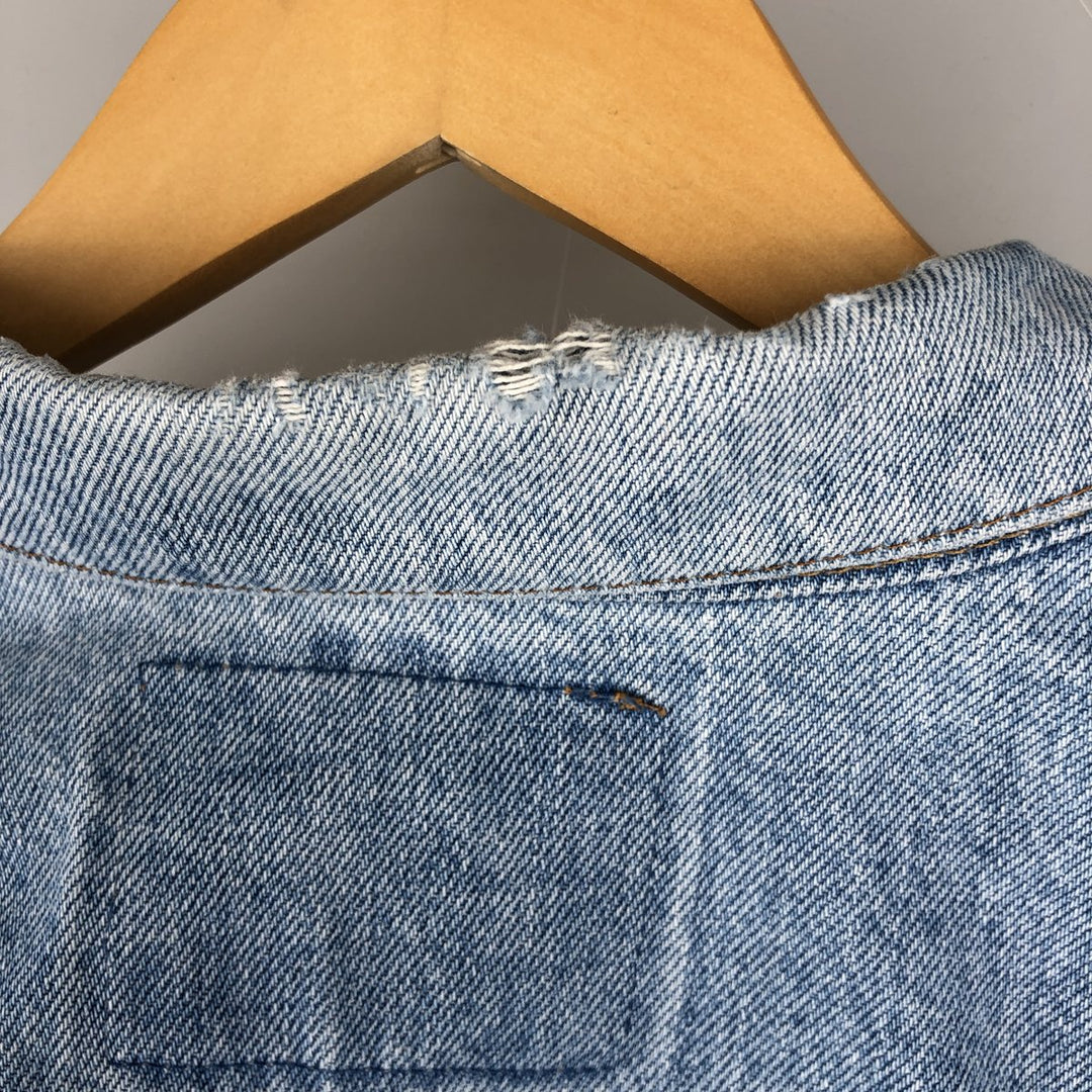 1990'S Vintage Levi's 75504-0212 Denim Jacket, Men's Size XL unclear blue type Vintage Second Hand