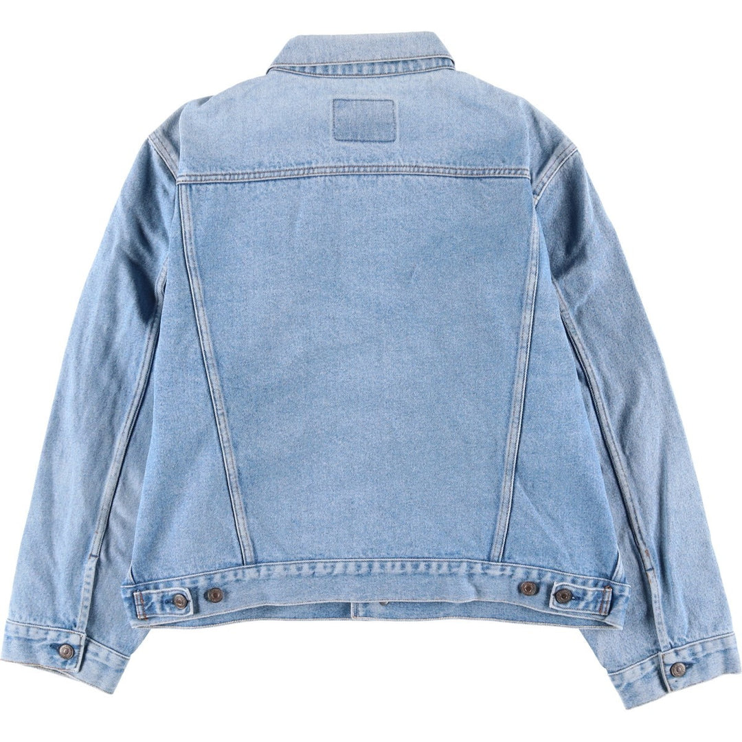 Vintage 1990'S Levi's 75515-0212 Orange Tab Denim Jacket, Men's Size L cotton blue type Vintage Second Hand