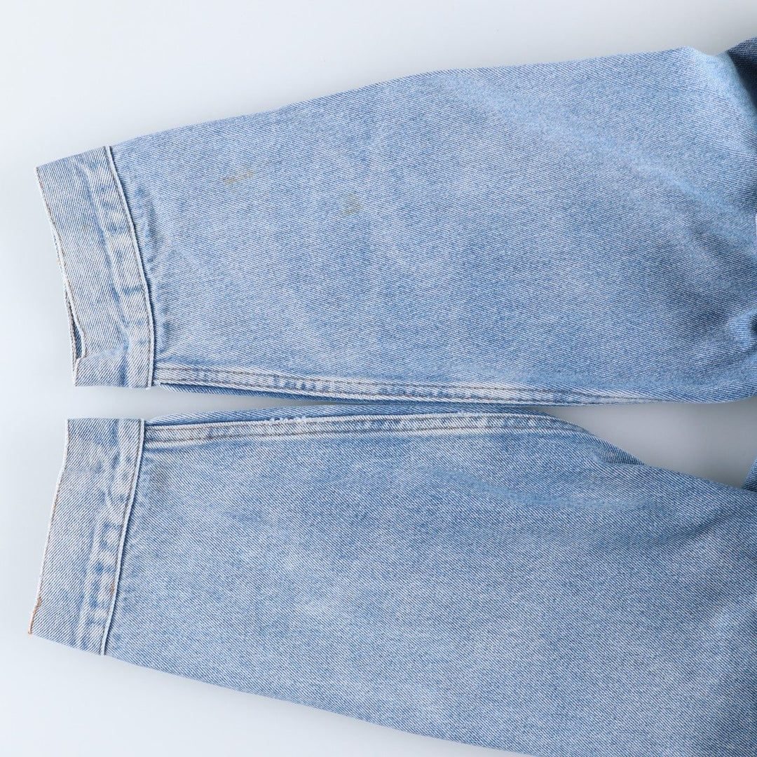 Vintage 1990'S Levi's 75515-0212 Orange Tab Denim Jacket, Men's Size L cotton blue type Vintage Second Hand