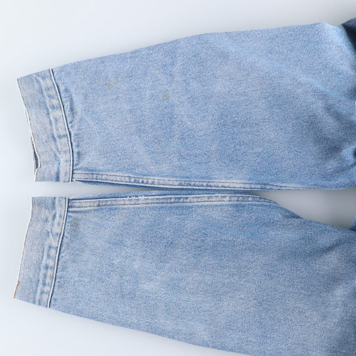 Vintage 1990'S Levi's 75515-0212 Orange Tab Denim Jacket, Men's Size L cotton blue type Vintage Second Hand