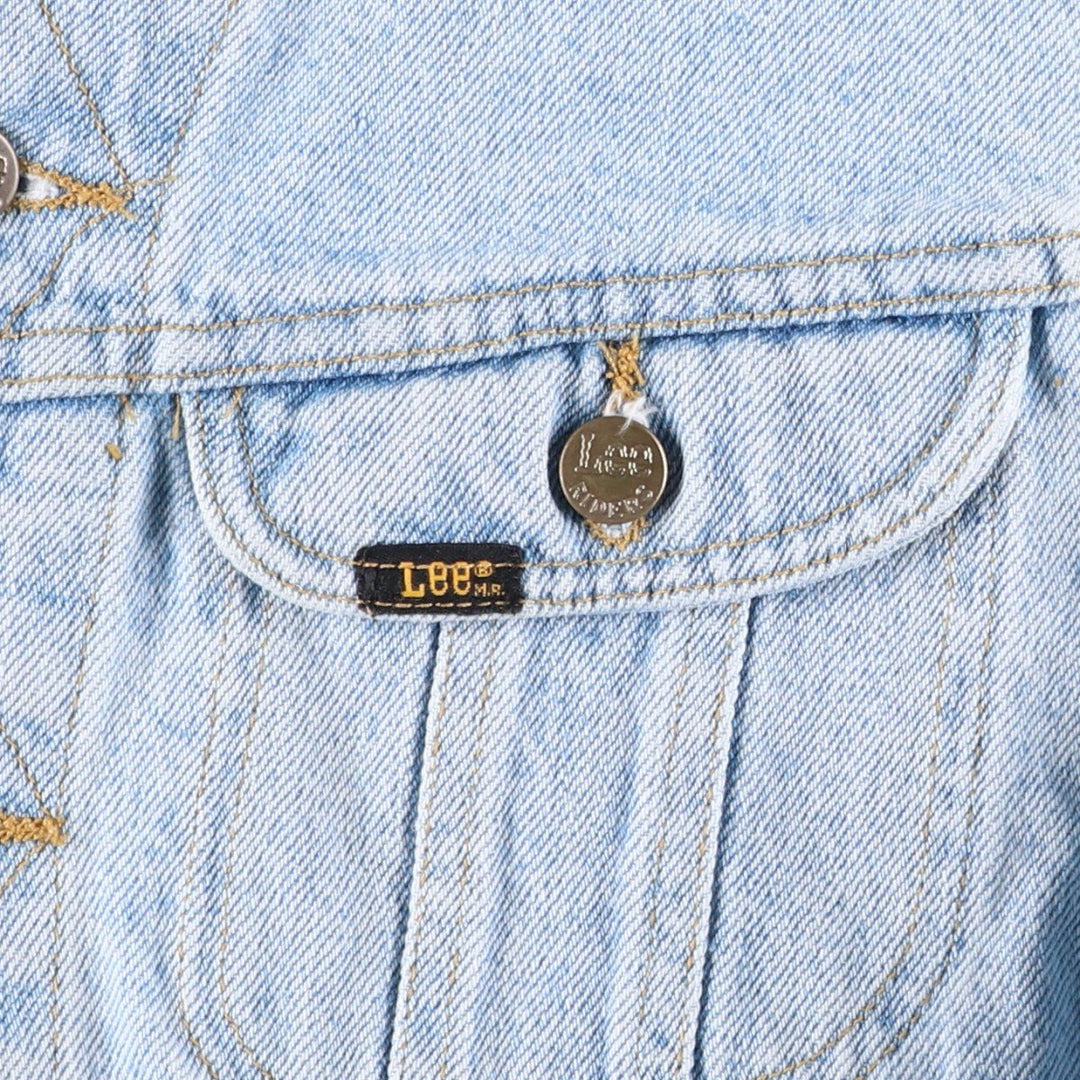 Vintage Lee denim jacket from the 1980'S to 1990s, made in the USA, size S. cotton blue type Vintage Second Hand