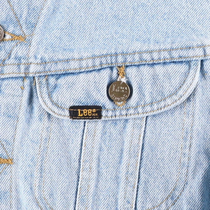 Vintage Lee denim jacket from the 1980'S to 1990s, made in the USA, size S. cotton blue type Vintage Second Hand
