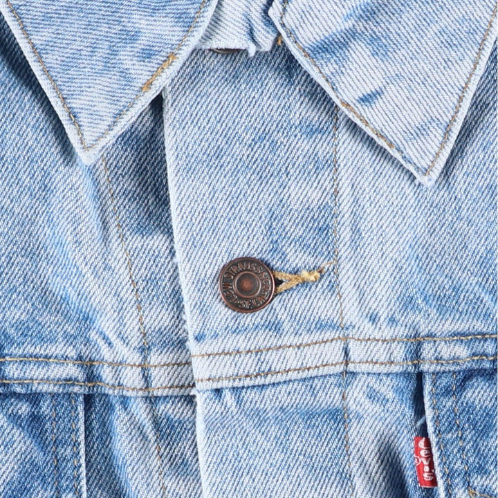 80'S Levi's denim jacket, denim jacket, made in the USA, men's size M, vintage cotton blue type Vintage Second Hand