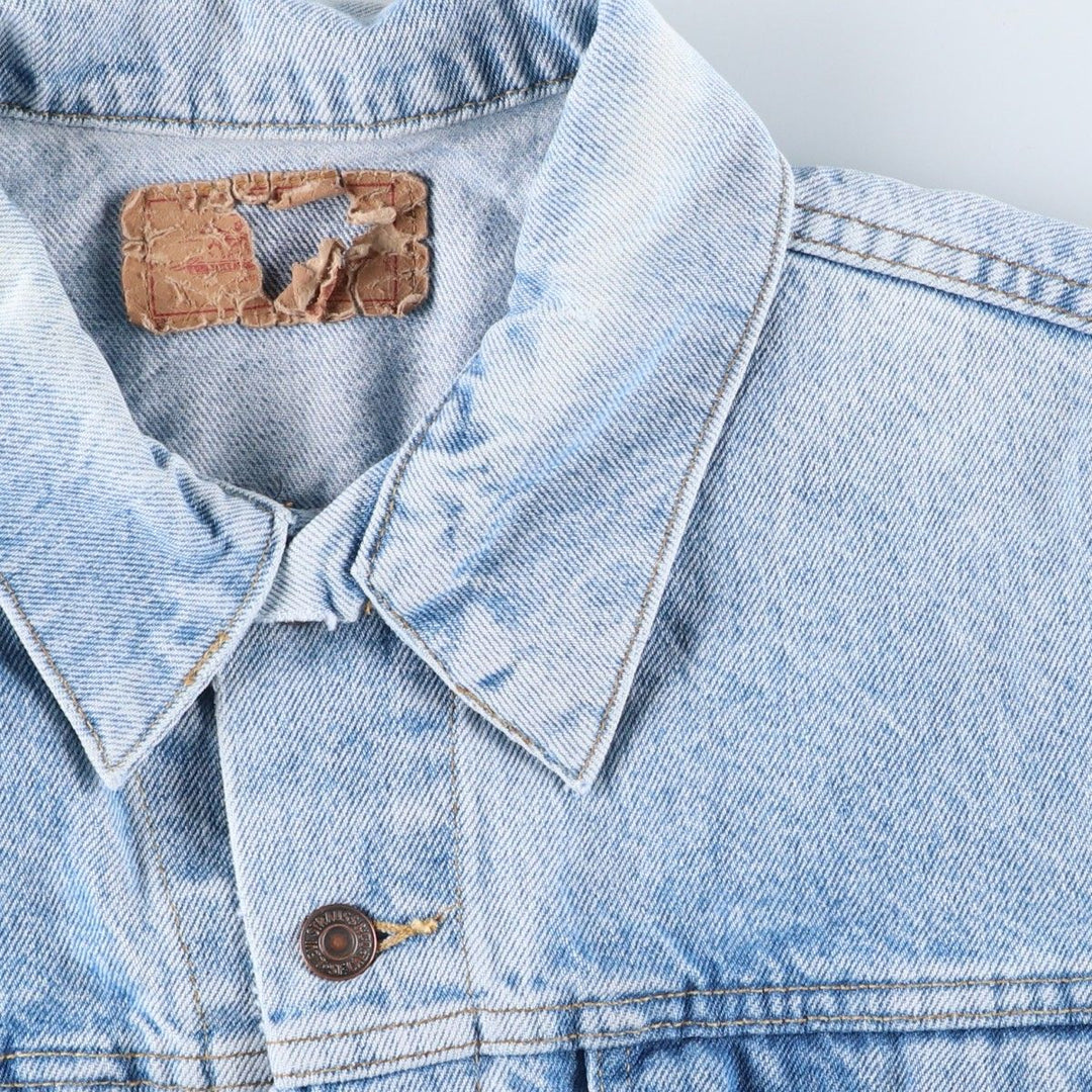 80'S Levi's denim jacket, denim jacket, made in the USA, men's size M, vintage cotton blue type Vintage Second Hand