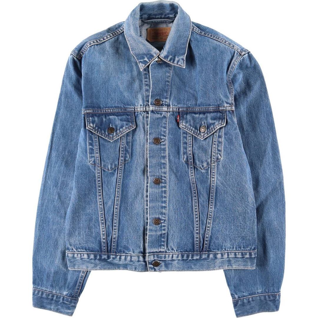 2000'S Levi's 70500 04 Euro Model Denim Jacket, Men's Size XL cotton blue type Vintage Second Hand