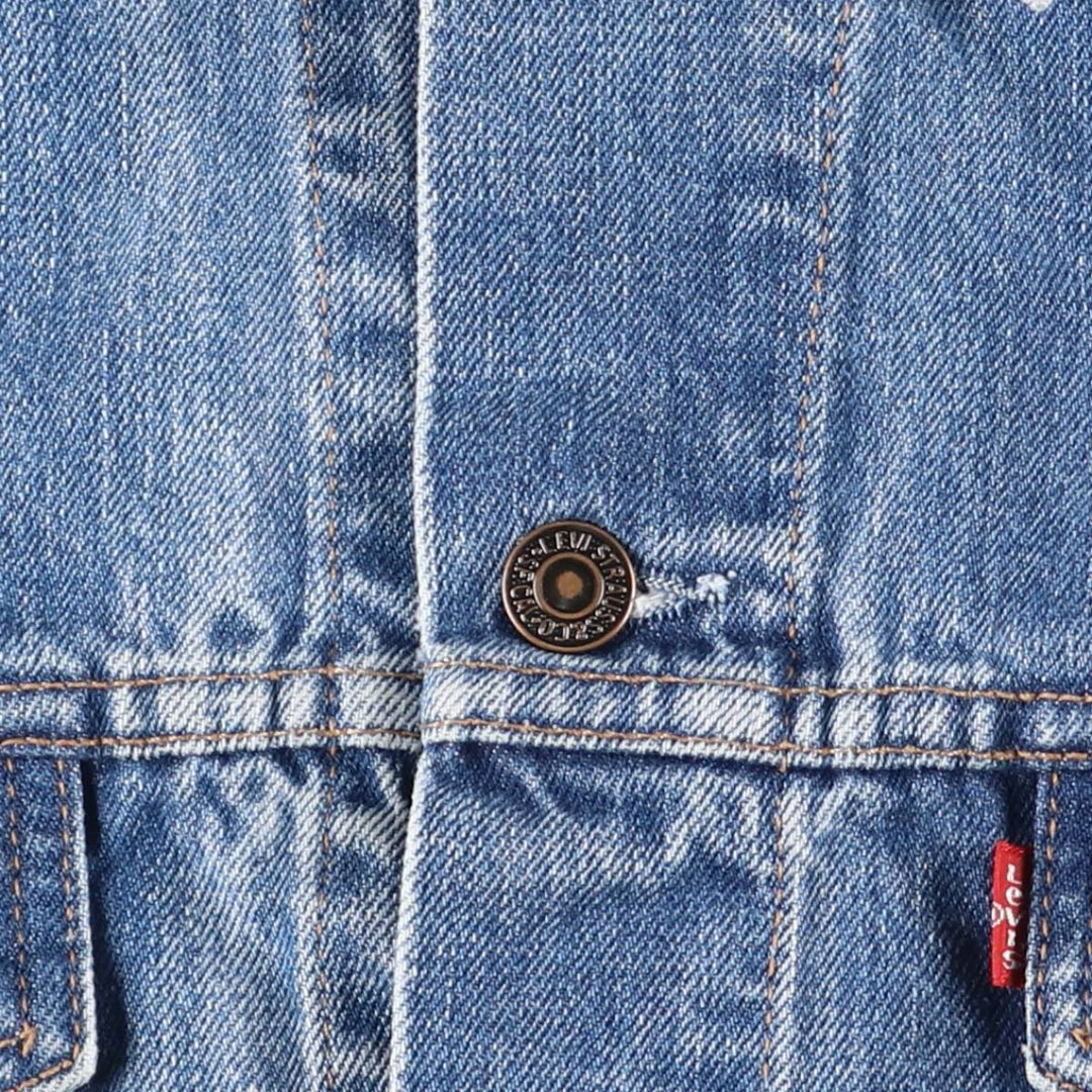 2000'S Levi's 70500 04 Euro Model Denim Jacket, Men's Size XL cotton blue type Vintage Second Hand