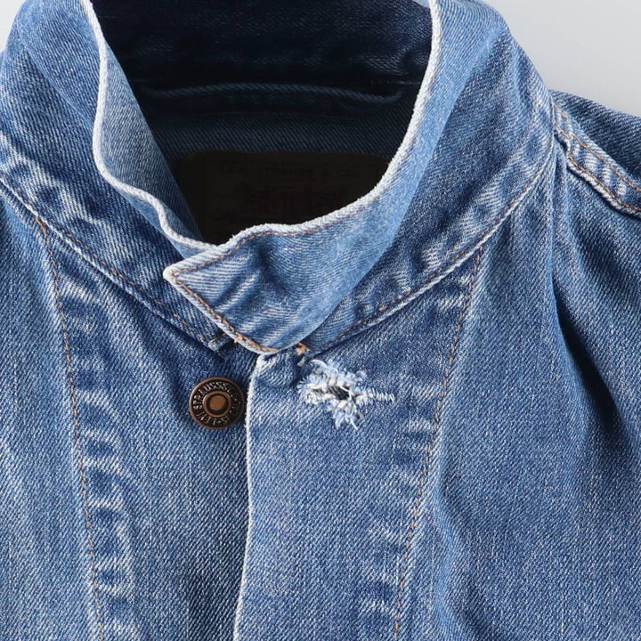 2000'S Levi's 70500 04 Euro Model Denim Jacket, Men's Size XL cotton blue type Vintage Second Hand