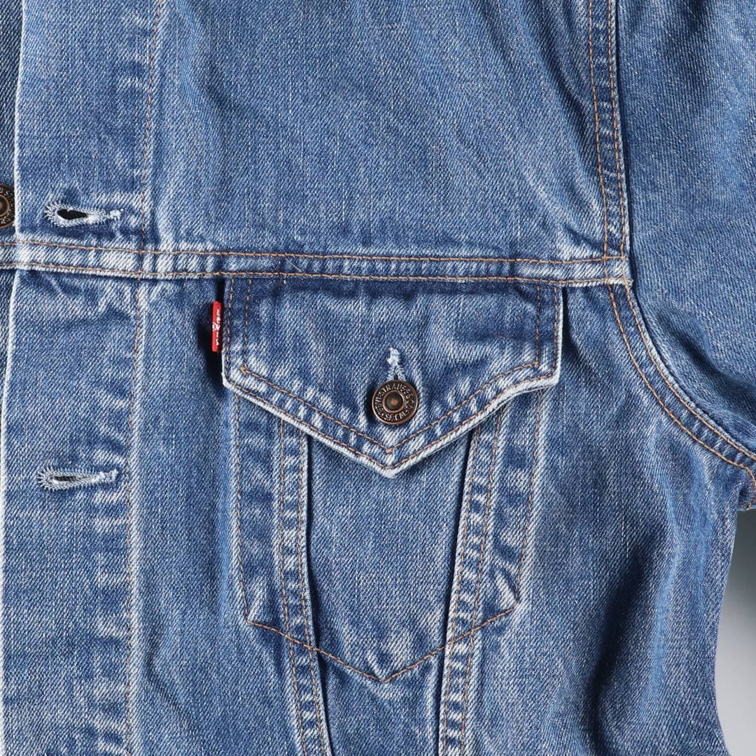 2000'S Levi's 70500 04 Euro Model Denim Jacket, Men's Size XL cotton blue type Vintage Second Hand