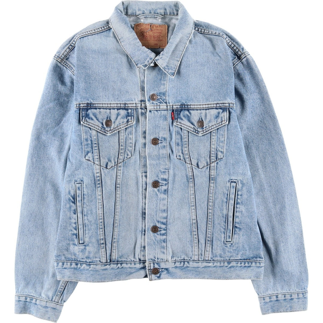 90'S Levi's 70503-0216 denim jacket, denim jacket, men's size L, vintage cotton blue type Vintage Second Hand