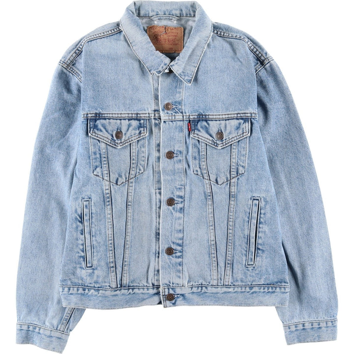 90'S Levi's 70503-0216 denim jacket, denim jacket, men's size L, vintage cotton blue type Vintage Second Hand