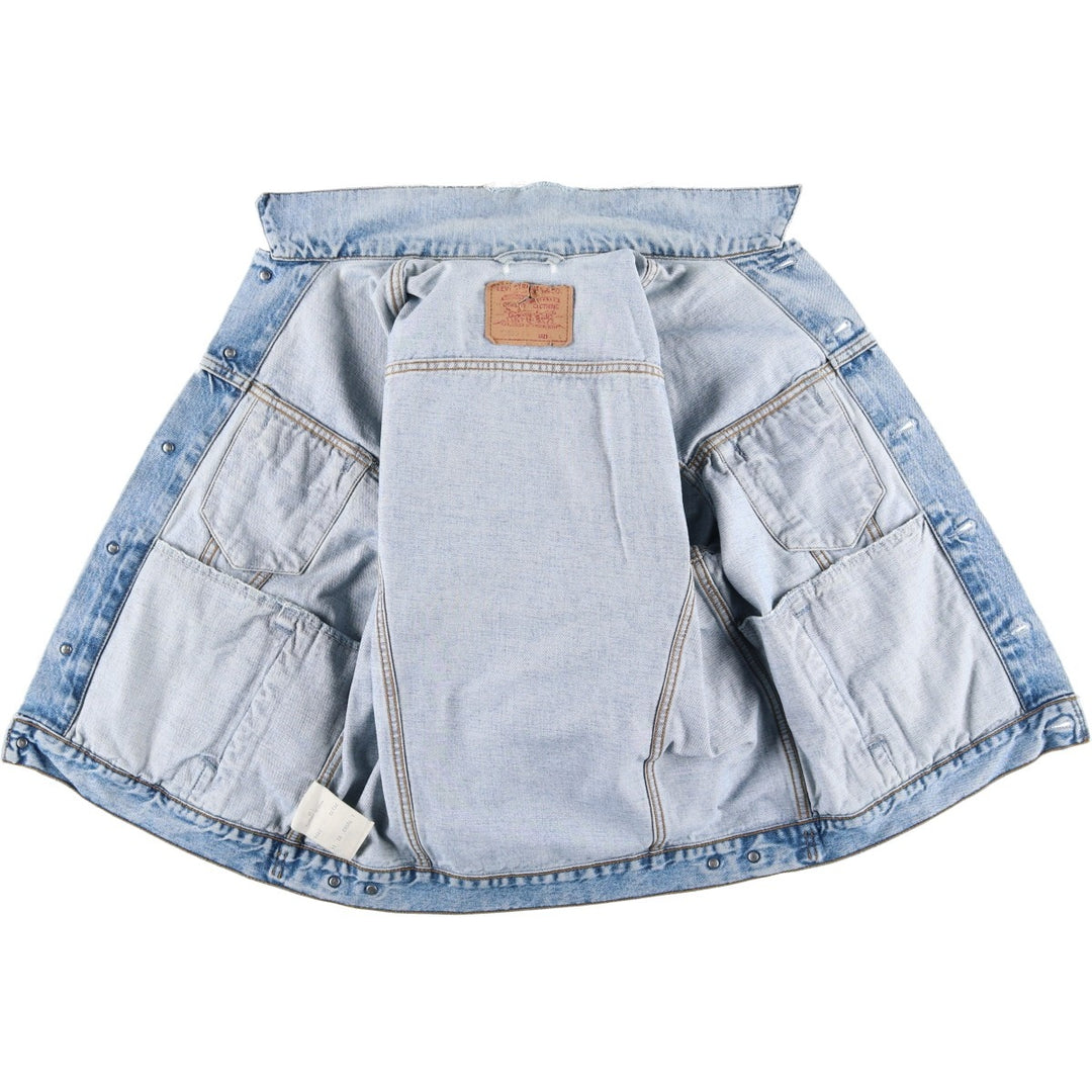 90'S Levi's 70503-0216 denim jacket, denim jacket, men's size L, vintage cotton blue type Vintage Second Hand