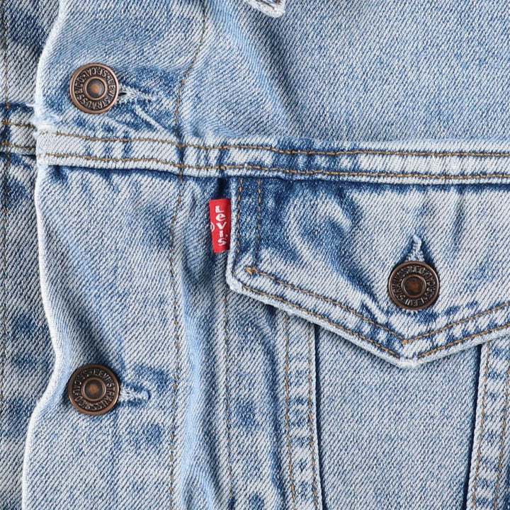 90'S Levi's 70503-0216 denim jacket, denim jacket, men's size L, vintage cotton blue type Vintage Second Hand