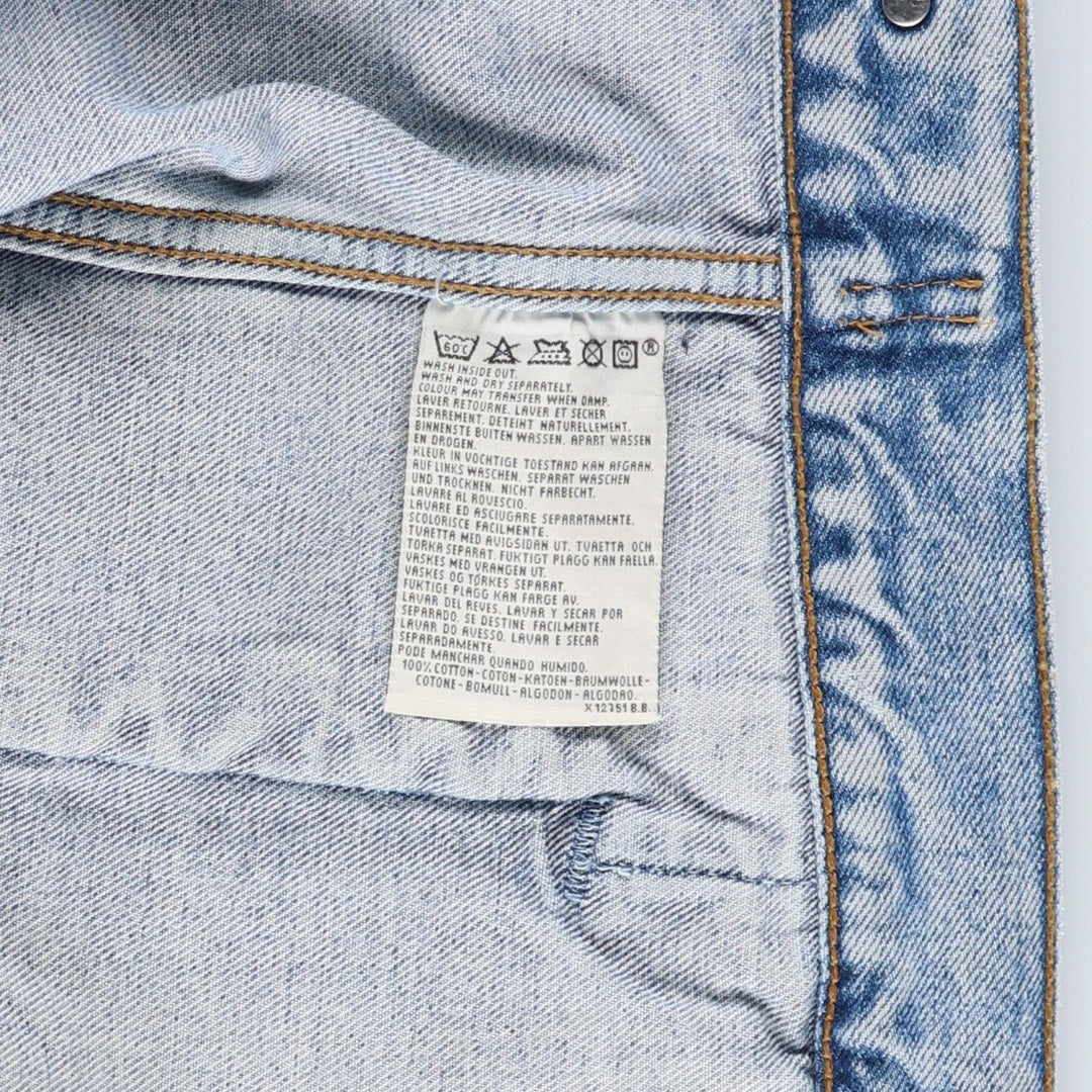 90'S Levi's 70503-0216 denim jacket, denim jacket, men's size L, vintage cotton blue type Vintage Second Hand