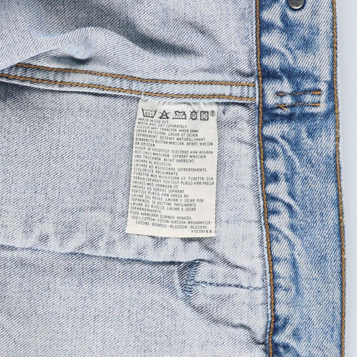 90'S Levi's 70503-0216 denim jacket, denim jacket, men's size L, vintage cotton blue type Vintage Second Hand