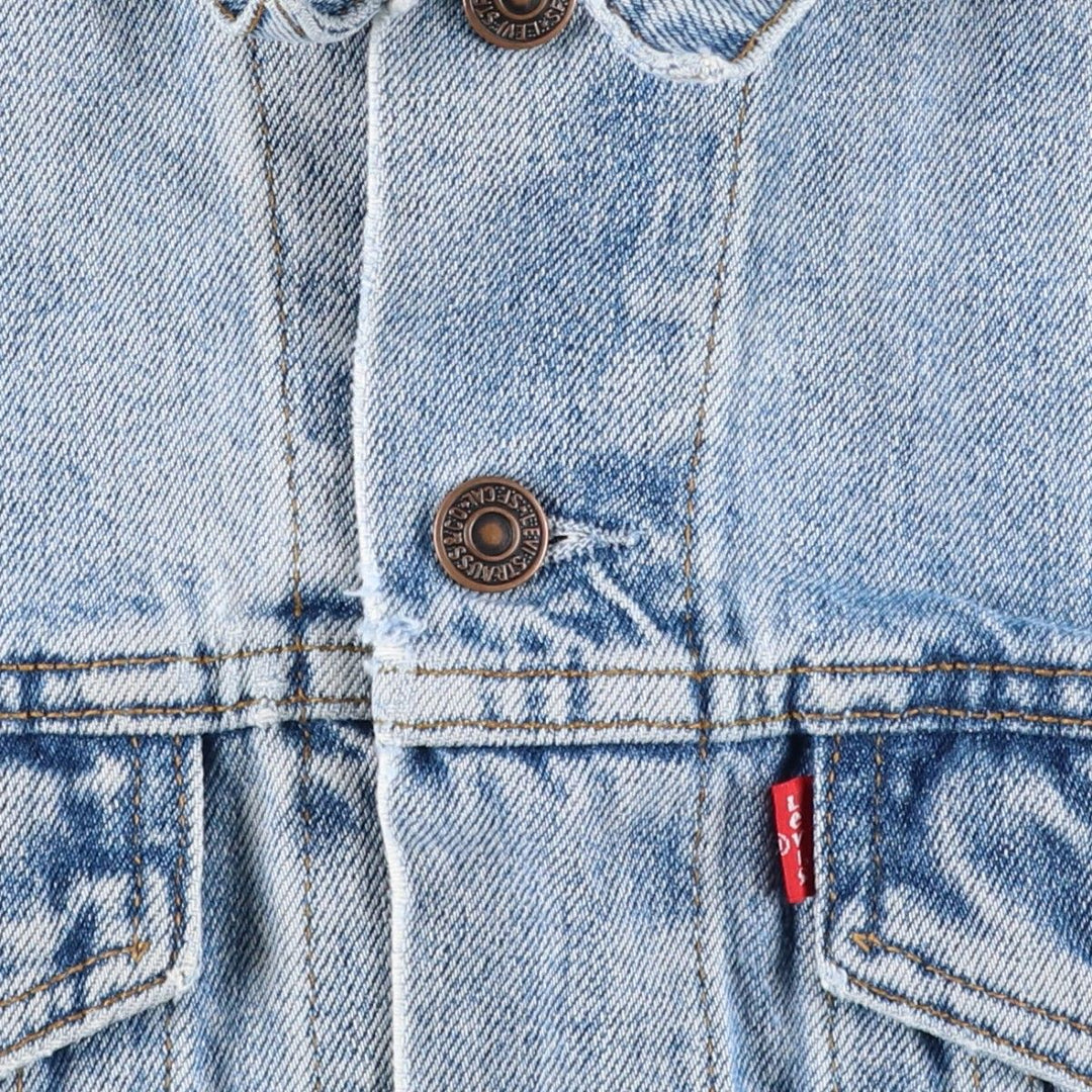 90'S Levi's 70503-0216 denim jacket, denim jacket, men's size L, vintage cotton blue type Vintage Second Hand