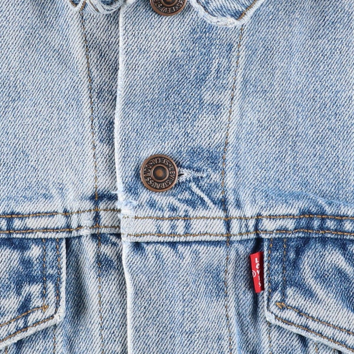 90'S Levi's 70503-0216 denim jacket, denim jacket, men's size L, vintage cotton blue type Vintage Second Hand