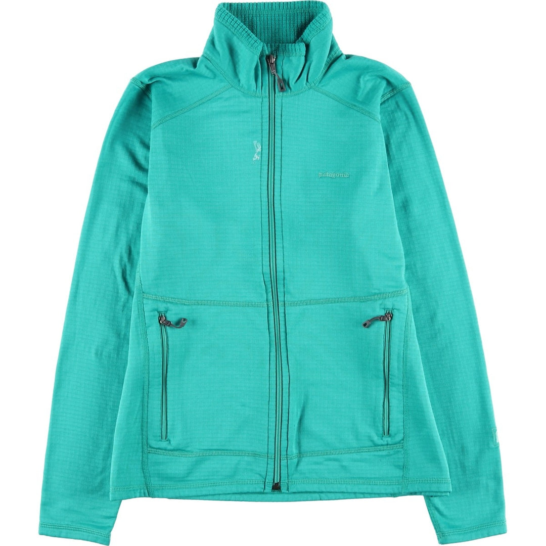 Patagonia Regulator R1 Fleece Jacket (40136FA11), Women's Size L polyester turquoise blue Vintage Second Hand
