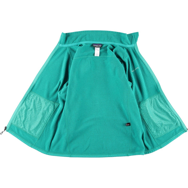 Patagonia Regulator R1 Fleece Jacket (40136FA11), Women's Size L polyester turquoise blue Vintage Second Hand