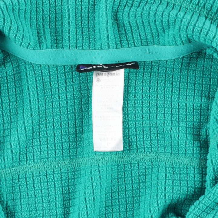 Patagonia Regulator R1 Fleece Jacket (40136FA11), Women's Size L polyester turquoise blue Vintage Second Hand