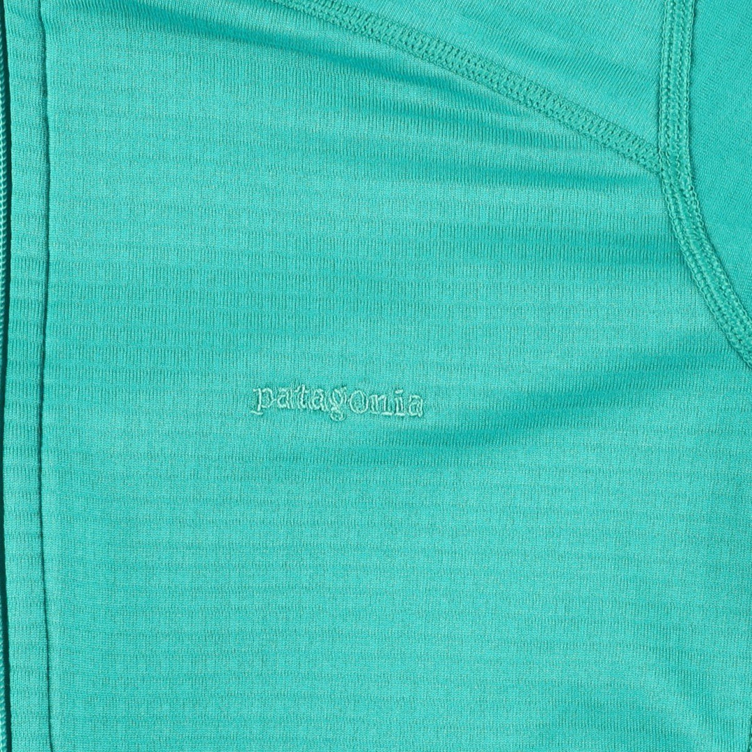 Patagonia Regulator R1 Fleece Jacket (40136FA11), Women's Size L polyester turquoise blue Vintage Second Hand