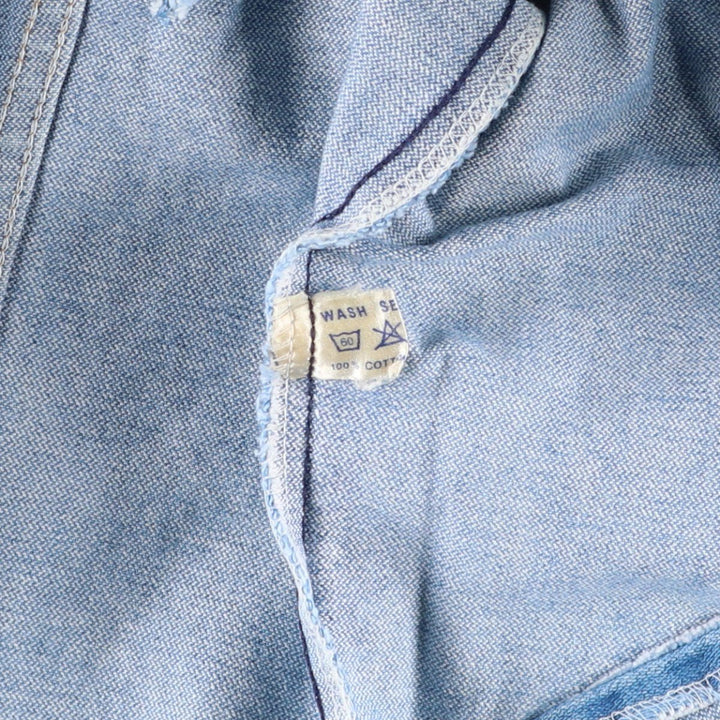 Vintage 1980'S Wrangler denim jacket, size XS, men's cotton blue type Vintage Second Hand